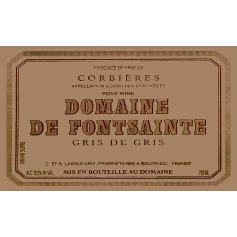 Domaine de Fontsainte Gris de Gris Rose